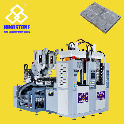 二重色のTPU TR TPRポリ塩化ビニール材料のための2つの場所の静的な唯一の作成機械