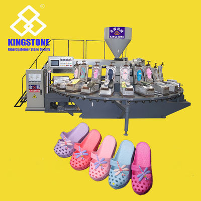 ポリ塩化ビニール材料の空気吹く注入のためのプラスチック スリッパ機械