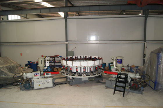 機械に熱可塑性の原料のための20の場所をする8.2*3.6*2.5mポリ塩化ビニールの靴