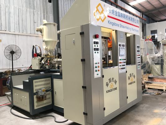 2サーボ・システム3.5*3.8*2.8mが付いている機械を作る場所2の注入器TPU TRポリ塩化ビニールTPRの足底