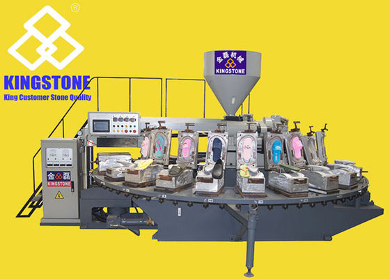 機械を作る回転式表24のワーク・ステーション ポリ塩化ビニールのスリッパの靴