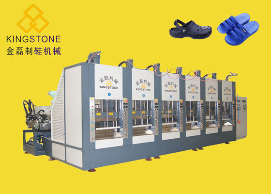 エヴァの300-400組時間の泡立つスリッパのサンダルの靴のブーツのための機械を作るサーボ・システムのプラスチック靴